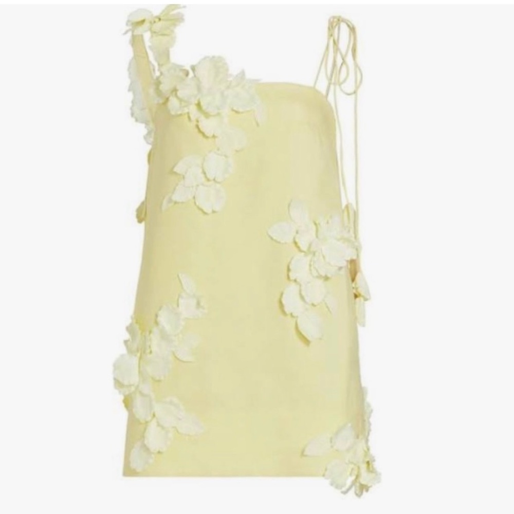 Zimmermann Appliqué Dress - Yellow